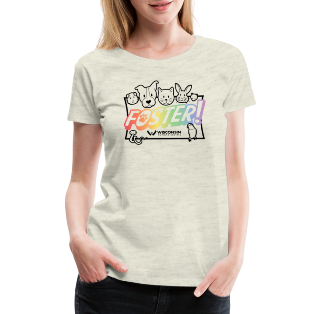 Foster Pride Contoured Premium T-Shirt for Men & Women - Soft Comfortable Cotton Tee for Casual Wear, Gym, and Everyday Outfits