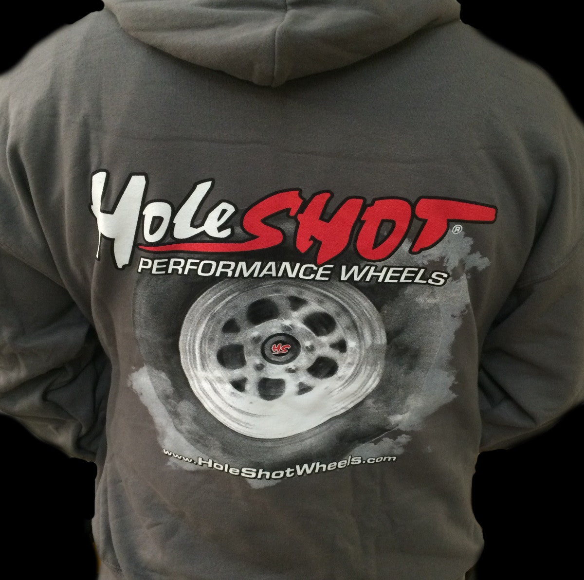 Holeshot Burnout Hoodie - Stylish Grey Pullover for Men & Women | Comfortable Cotton Blend, Streetwear Fashion | Perfect for Casual Wear, Motorcycle Rides & Outdoor Adventures