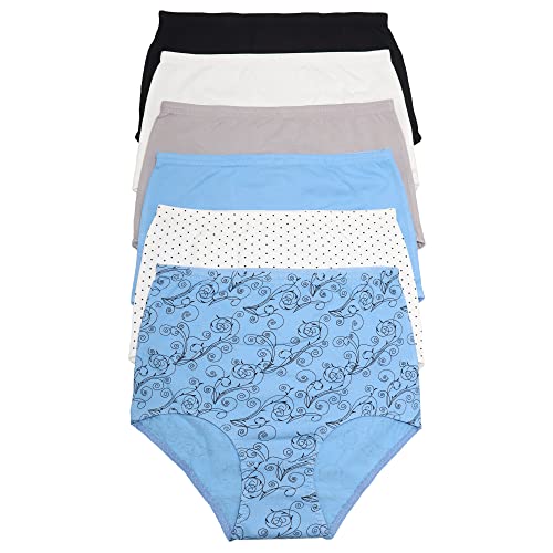 6-pack Swirls and Dots Print
