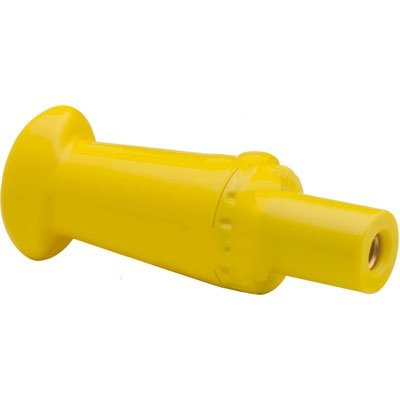Superior Electric PS50GY 50A Heavy Duty Yellow Electrical Socket Plug - Ideal for Industrial Equipment, Power Tools & Outdoor Appliances