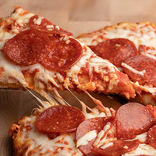 Tombstone Garlic Bread Pepperoni Pizza - 27 oz (12 Count) | Frozen Pizza for Parties, Game Nights & Quick Meals
