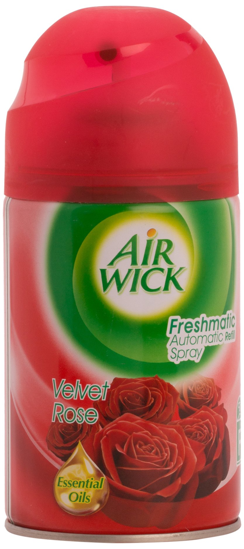Air Wick Freshmatic Automatic Air Freshener Refill - Velvet Rose Scent, 250ml | Long-Lasting Fragrance for Home, Office & Bathroom | Continuous Odor Elimination