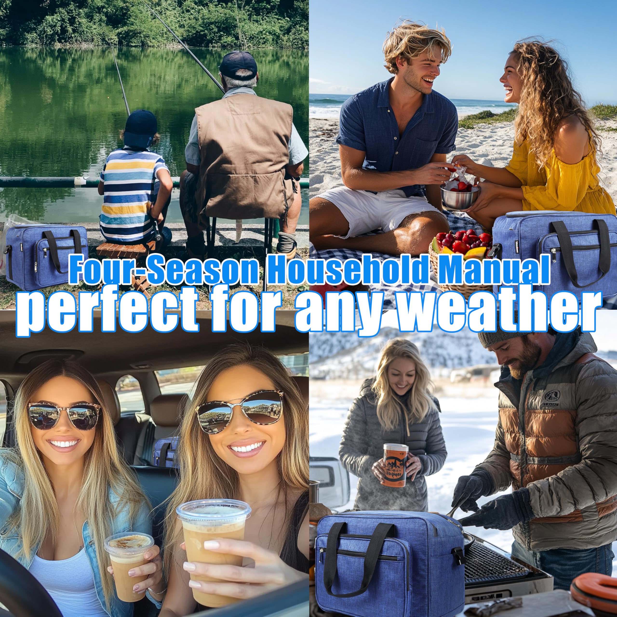 12V 26-Quart Portable Electric Cooler and Warmer - USB Car Fridge for Truck, SUV & Road Trips | Iceless 25L Cooling & Heating | Heavy-Duty Mini Fridge for Long-Haul Drivers, Camping & Outdoor Adventures | Perfect Corporate Gift & All-Season Travel Companion