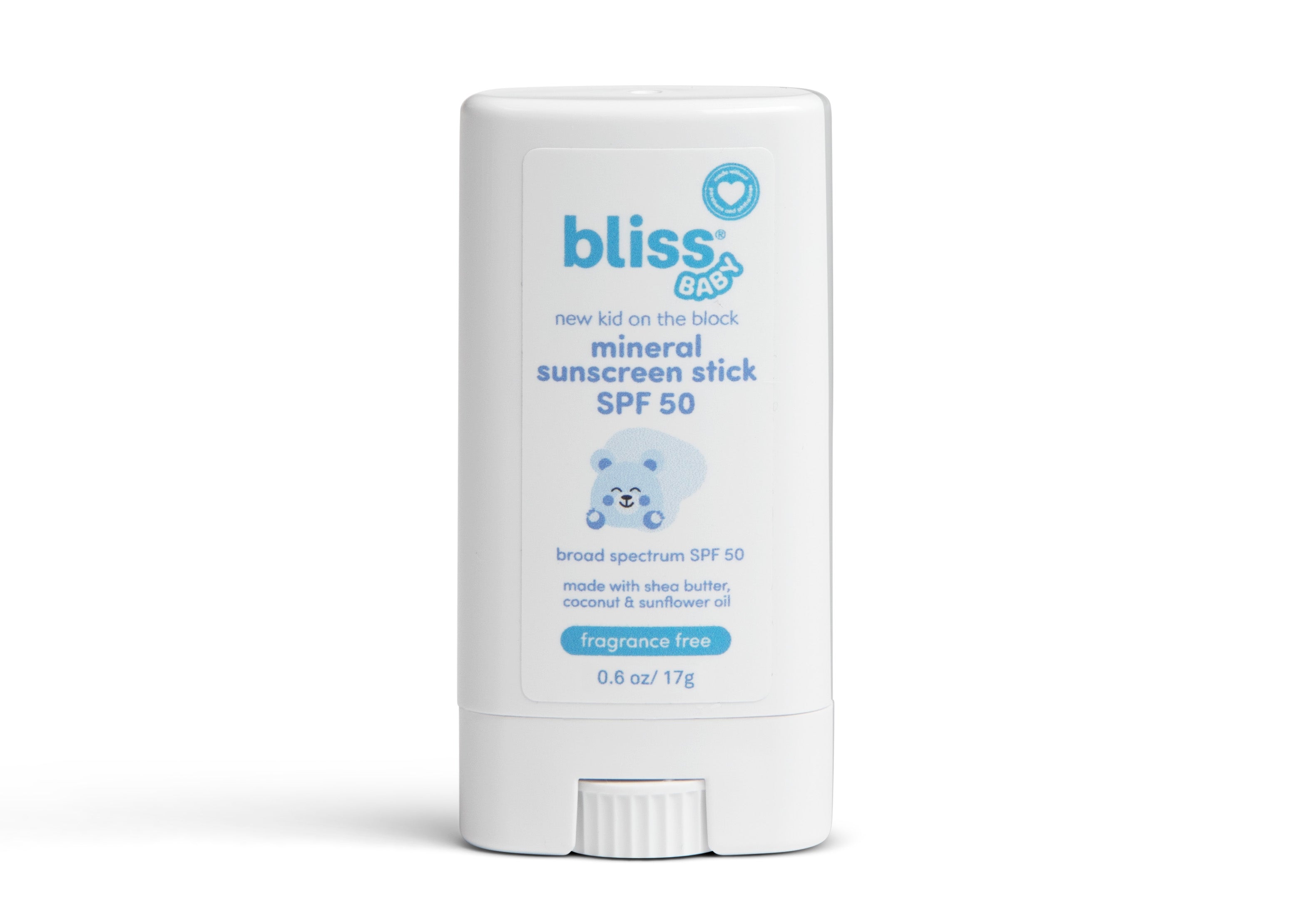 New Kid on the Block Mineral Sunscreen Stick SPF 50 - Broad Spectrum UVA/UVB Protection, Water Resistant, Reef Safe - Perfect for Kids Outdoor Activities, Beach & Sports