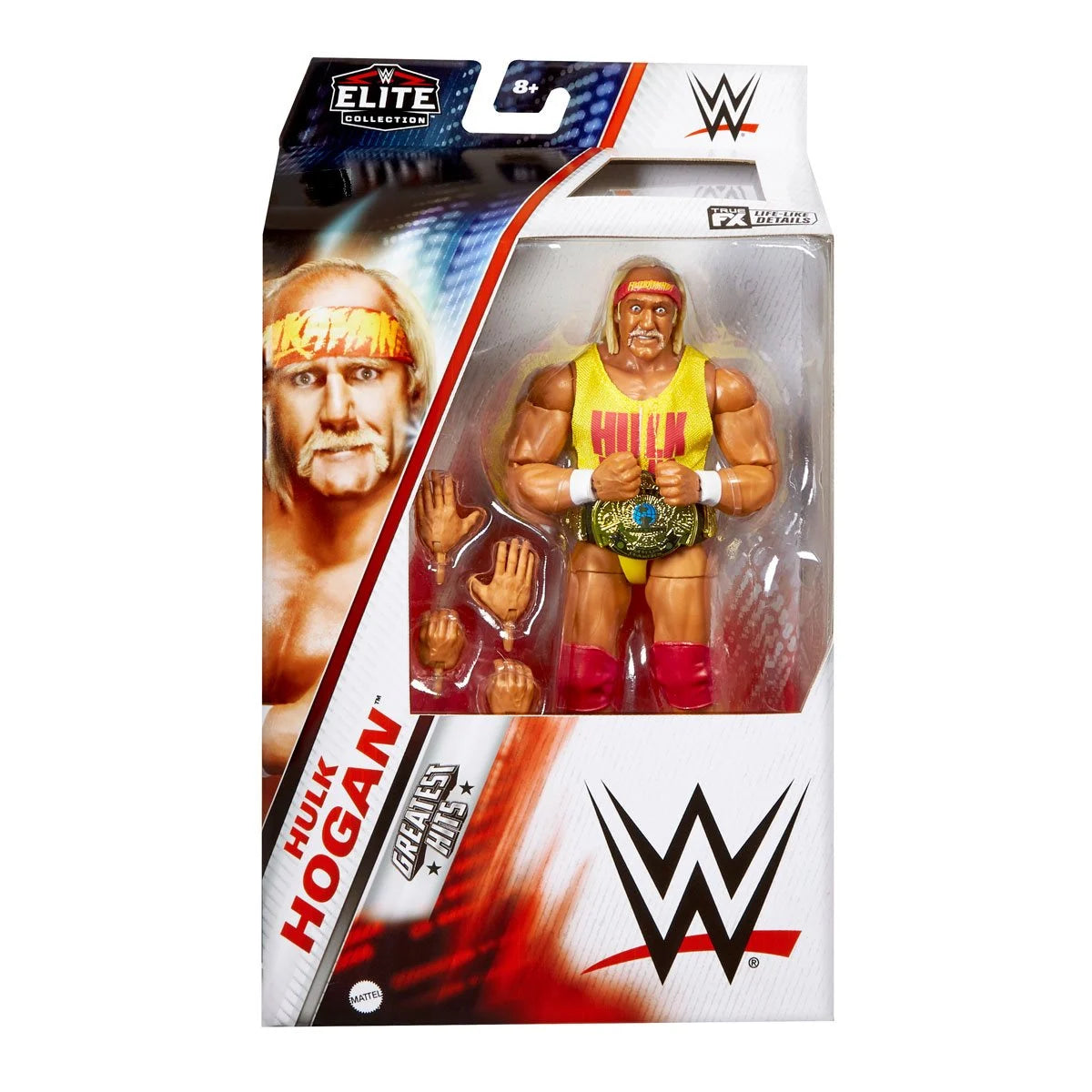 Hulk Hogan WWE Elite Collection Action Figure - Greatest Hits Series - Wrestling Memorabilia for Collectors & Fans - Perfect for Display, Gifts & Play Battles