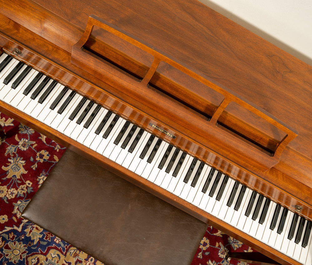 Baldwin 511 Upright Piano in Satin Walnut Finish - Premium Home & Studio Piano for Beginners, Professionals & Music Lovers