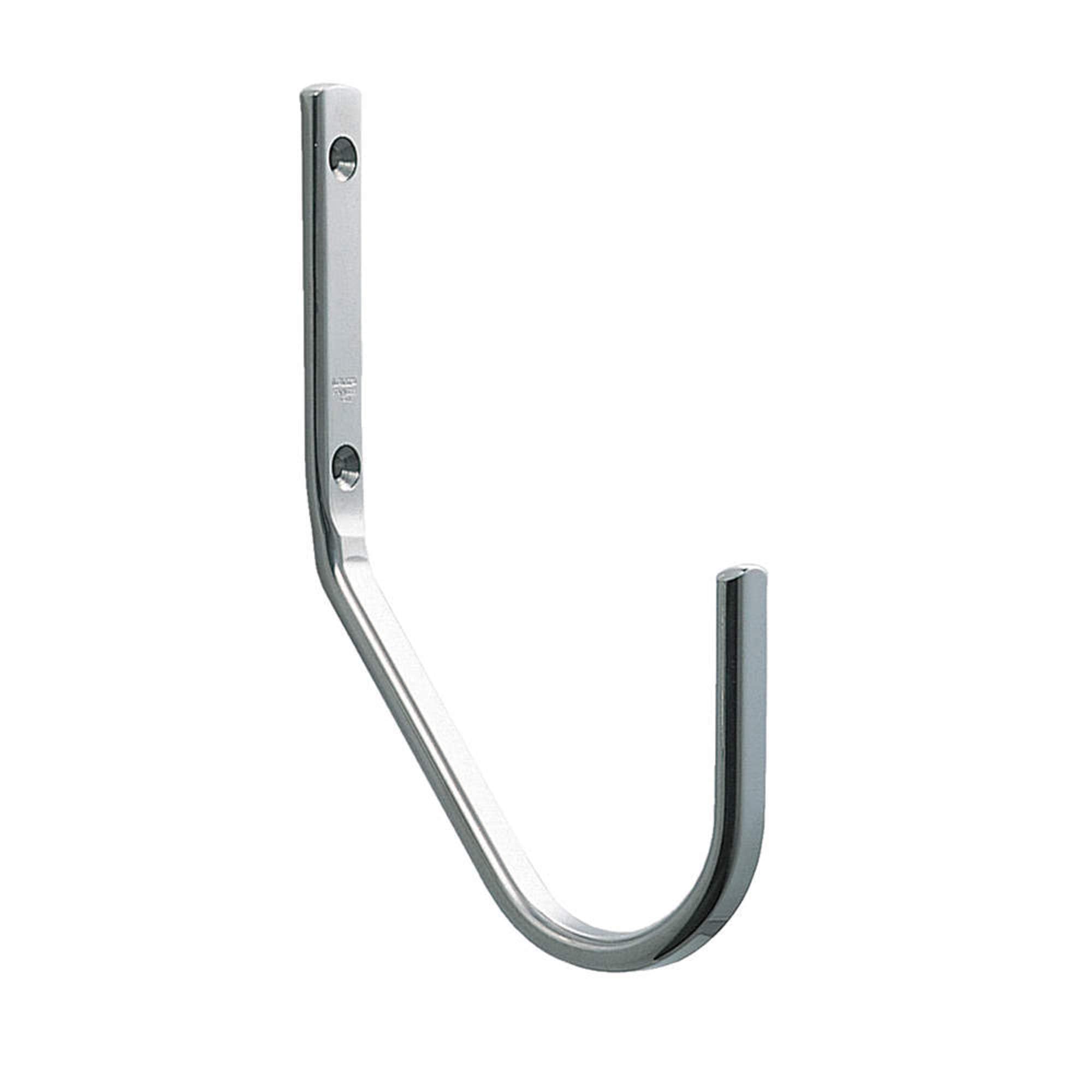 Sugatsune 303 Stainless Steel Utility Hook 4-23/32 Inch - Heavy Duty Wall Hooks for Garage, Kitchen, Bathroom, and Closet Organization