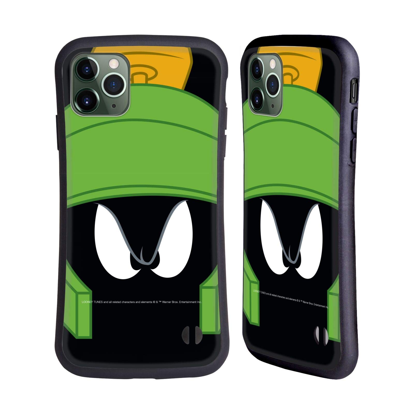 Officially Licensed Looney Tunes Marvin The Martian iPhone 11 Pro Max Case | Shockproof Hybrid Full Face Cover | Perfect for Daily Use, Travel & Gift Giving