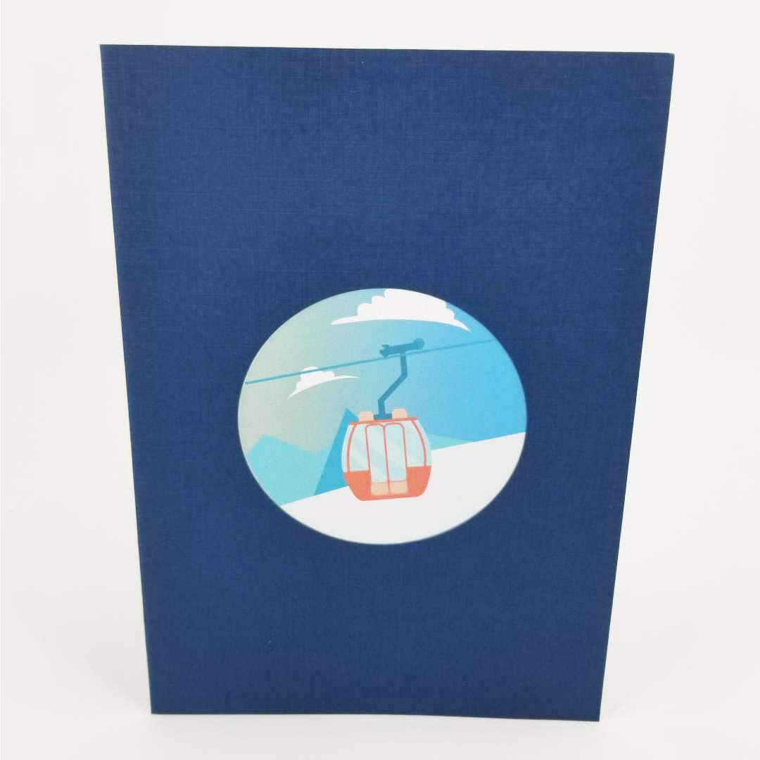 Snowboard Pop Up Greeting Card for Birthday, Anniversary & Sports Lovers - Perfect Gift for Snowboarders