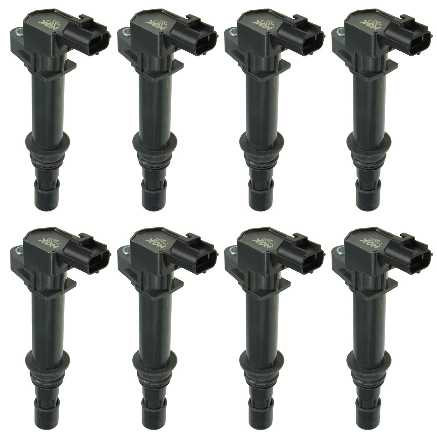 NGK U5055-6 (49177) Coil-On-Plug Ignition Coil - 6 Pack - Compatible with Ford, Lincoln & Mercury Vehicles - Perfect for Engine Performance Upgrades & Tune-Ups