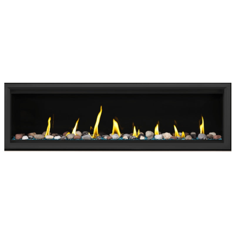 Napoleon Vector 62 Linear Direct Vent Gas Fireplace - LV62N | Modern Indoor Heating Solution for Living Rooms & Bedrooms | Energy Efficient & Stylish Home Decor