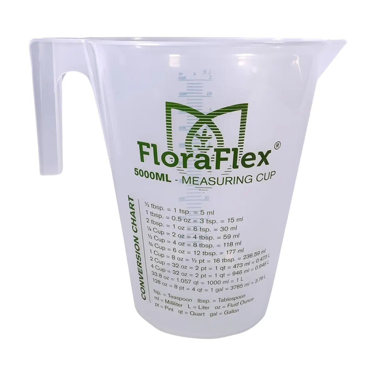 FloraFlex Measuring Cup - 8oz & 16oz Sizes - Precise Liquid Measurement for Hydroponics & Gardening - Perfect for Nutrient Mixing, pH Testing & Indoor Plant Care