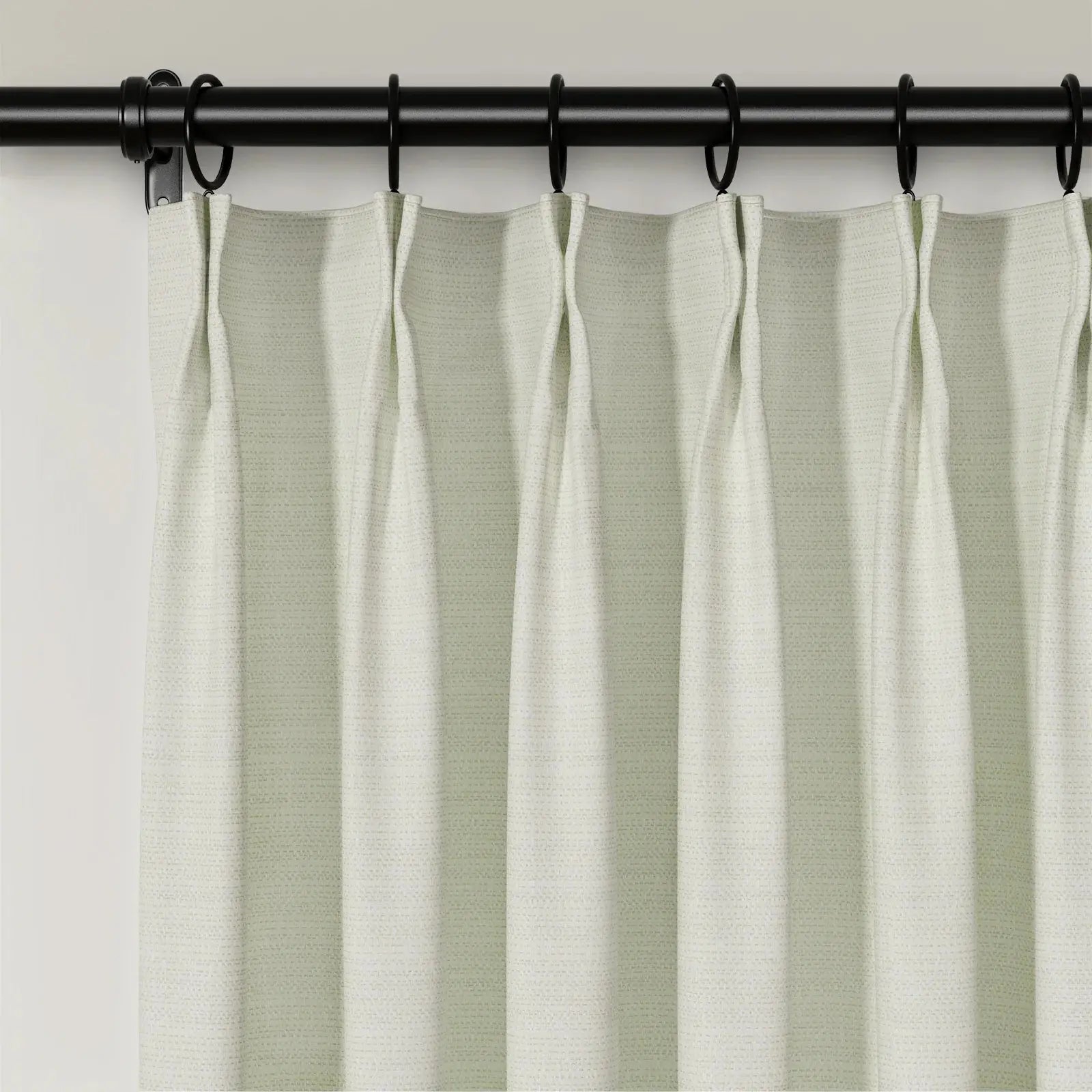 Lydia Diamond Jacquard Pleated Curtains - Elegant Window Treatments for Living Room, Bedroom & Dining Room Decor