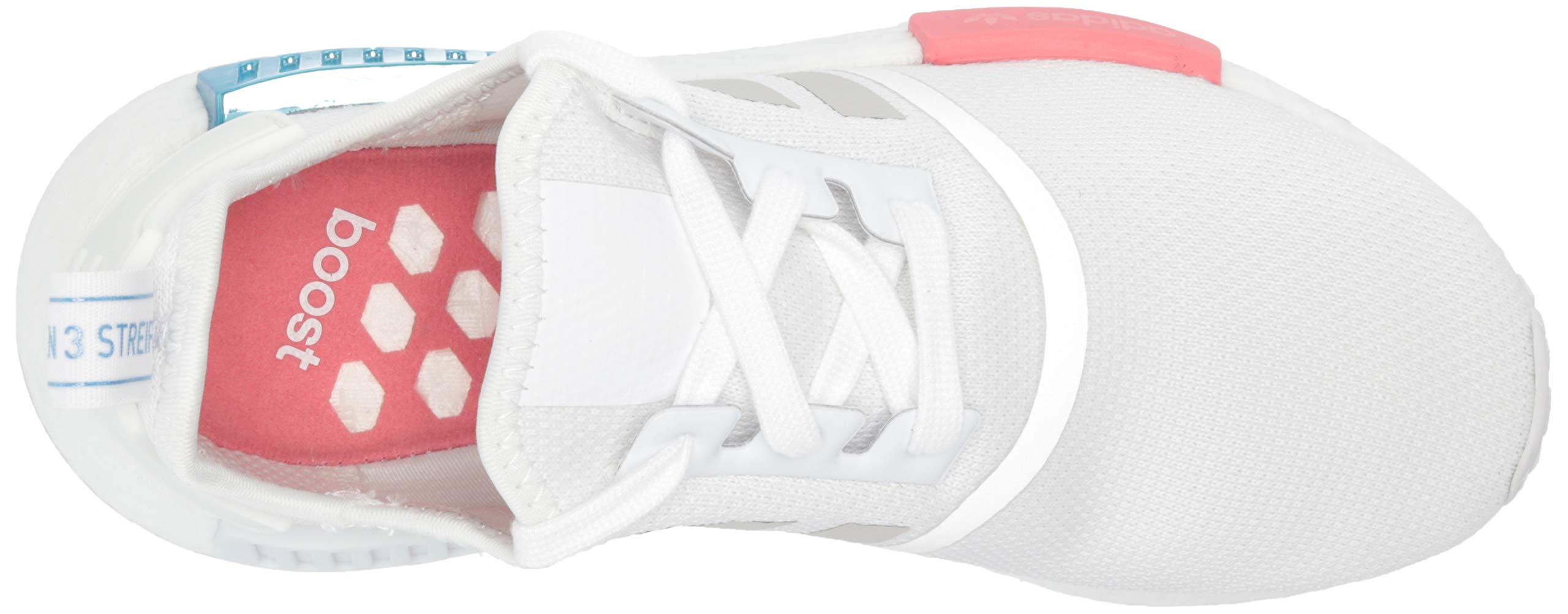 Adidas Originals Women's NMD_R1 Sneakers - White, Grey & Hazy Rose | Size 8.5 US | Running, Gym & Casual Wear Shoes