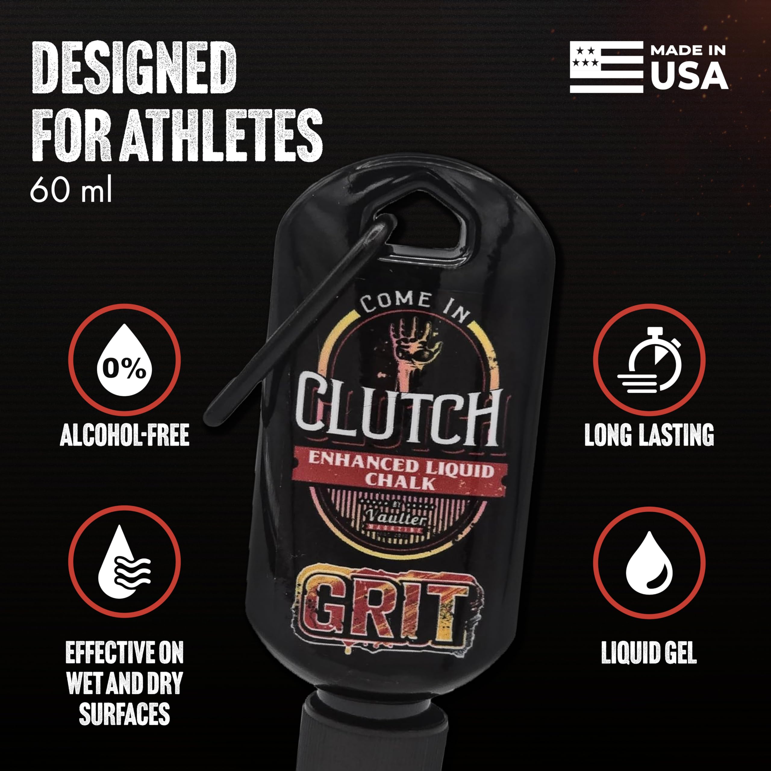STYK Vaulter Magazine - Premium Liquid Chalk for Weightlifting, Gymnastics & Rock Climbing | No Mess Grip Enhancer | Ideal for CrossFit, Bodybuilding & Pole Vault | Perfect for Gym, Home Workouts & Outdoor Training
