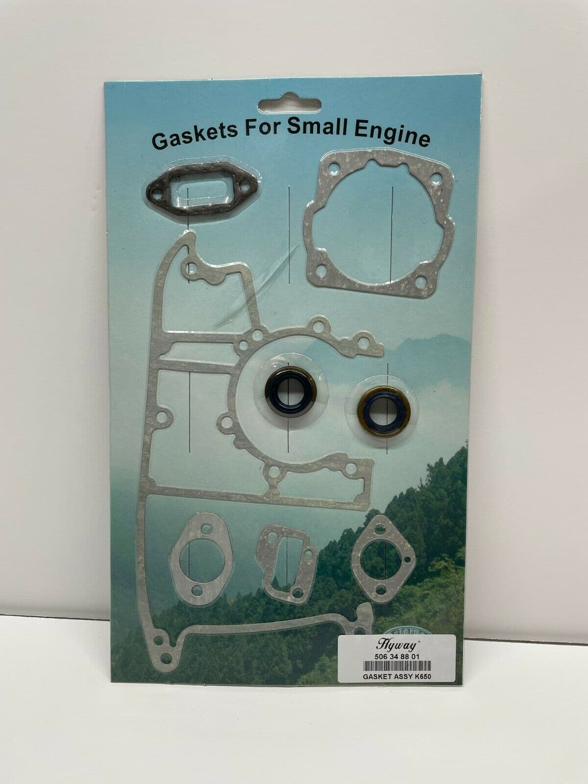 Hyway Gasket Set with Oil Seal - Compatible with Husqvarna 650 Concrete Saw & Wagners - High-Performance Replacement Part for Concrete Cutting & Construction Equipment