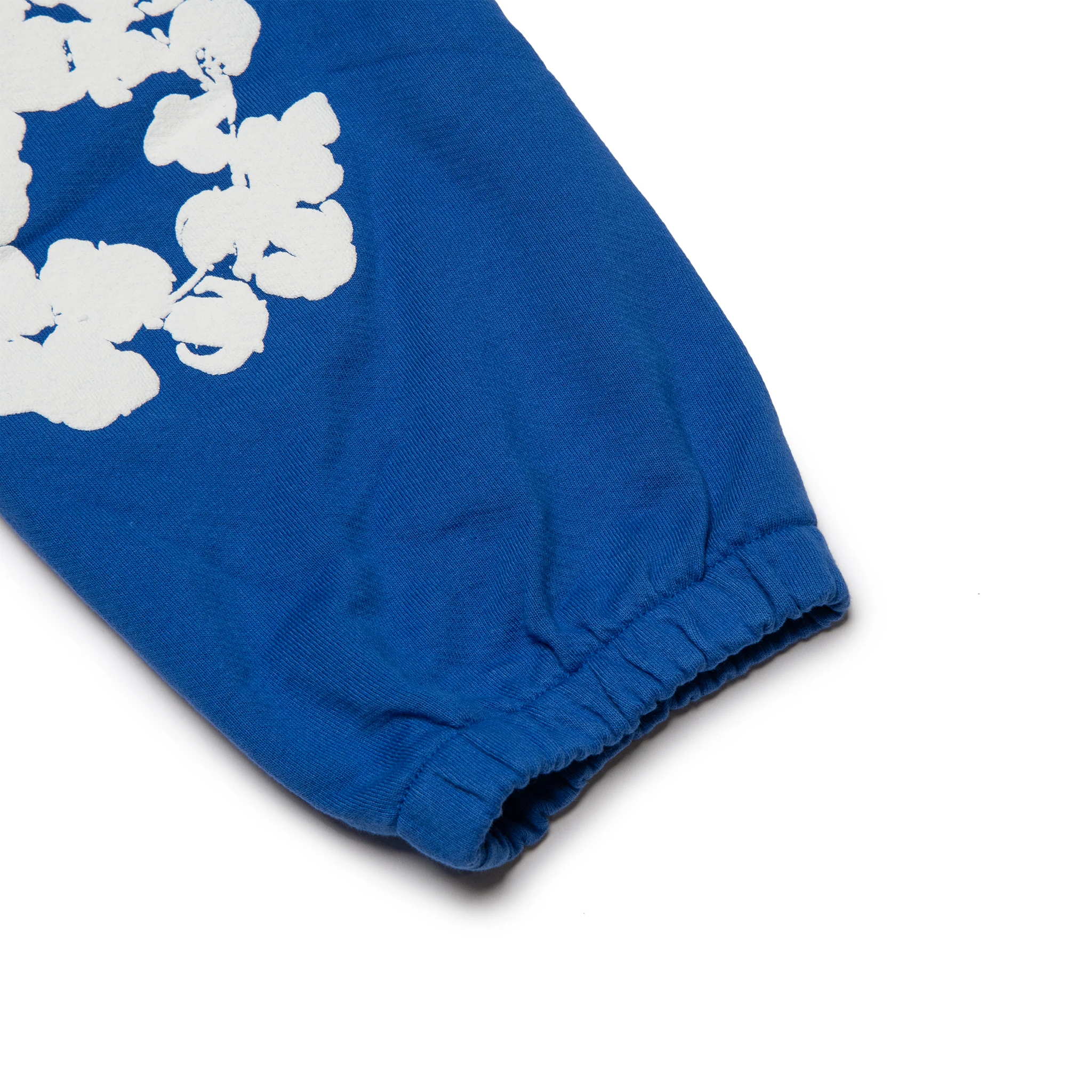 Denim Tears Cotton Wreath Royal Blue Sweatpants for Men - Comfortable Casual Joggers for Streetwear & Lounge Wear