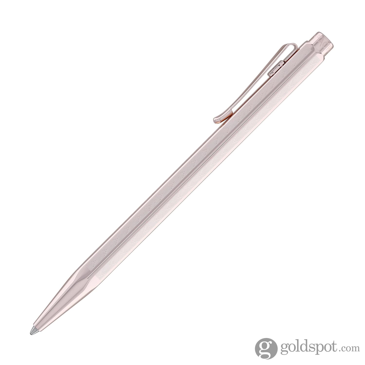 Caran d’Ache Ecridor Chevron Rose Gold Ballpoint Pen - Premium Writing Instrument for Business, Gifts & Luxury Collectors