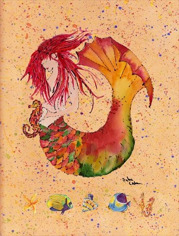 11 x 15 Inch Mermaid Flag - Vibrant Outdoor Garden Decoration for Patio, Pool Party & Beach Themed Events