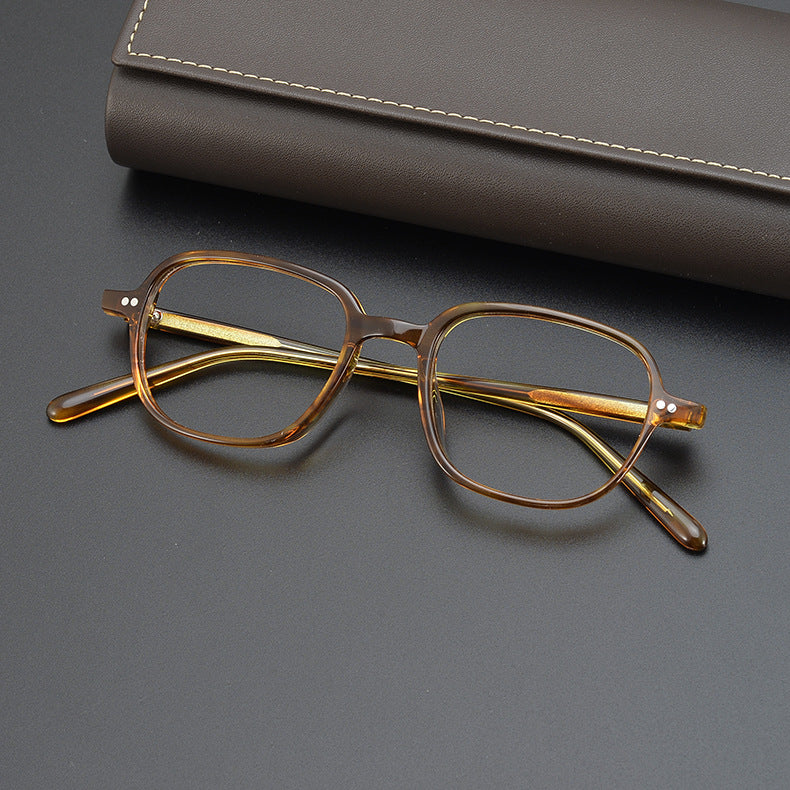 Stylish Acetate Square Glasses Frames SC002 - Lightweight & Durable Eyewear for Men & Women - Perfect for Reading, Work & Fashion Accessories