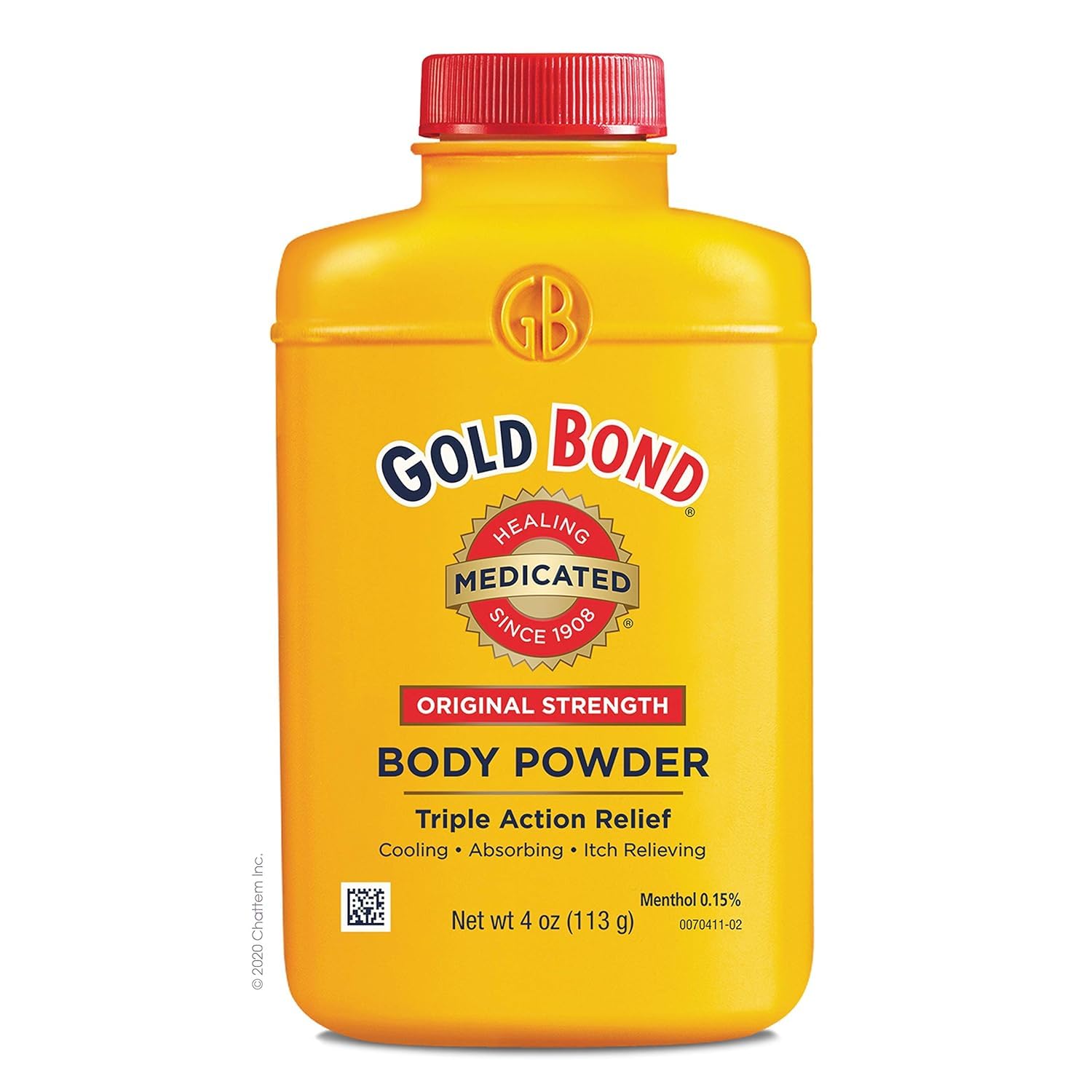 Gold Bond Medicated Body Powder for Men & Women - Original Strength 4 oz - Talc-Free Body Powder for Odor Control, Chafing & Sweat Relief - Ideal for Gym, Sports & Daily Use