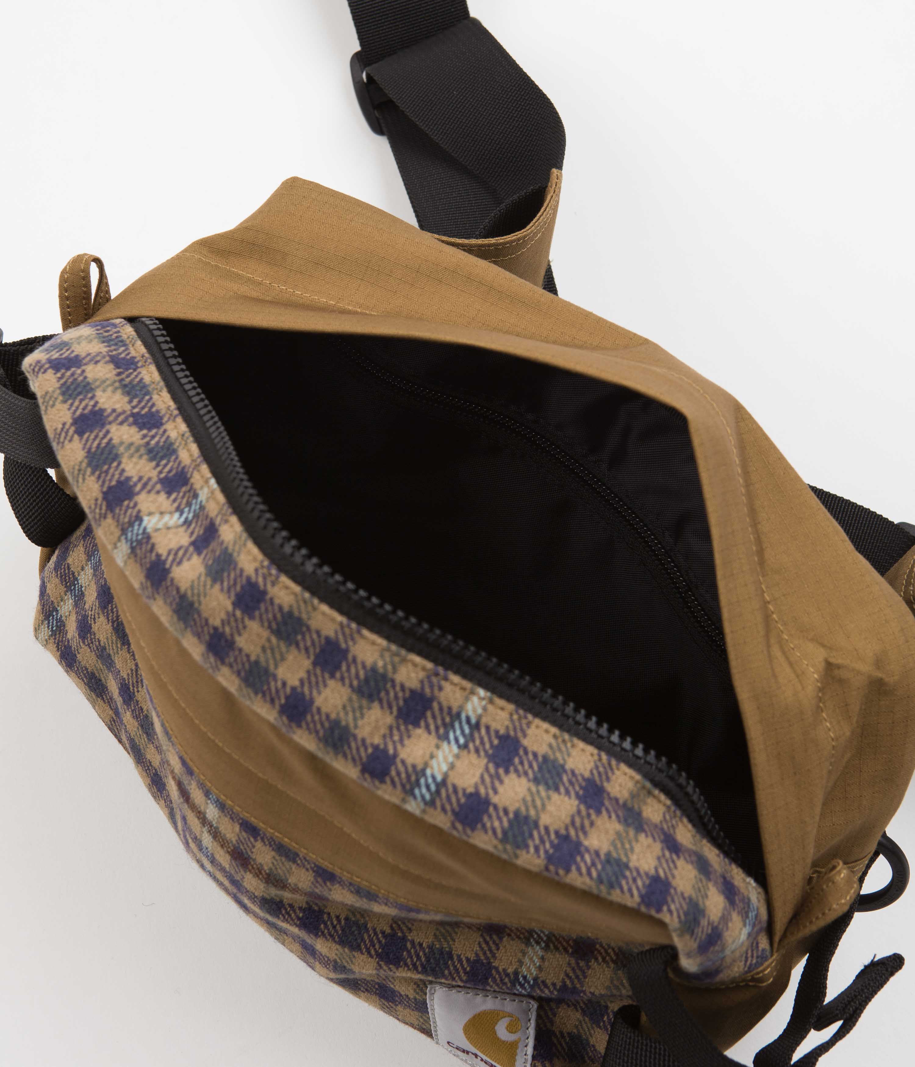 Carhartt Highbury Hip Bag - Durable Waist Pack for Men & Women - Hamilton Brown, Asher Check, Jasper - Perfect for Hiking, Travel & Outdoor Adventures