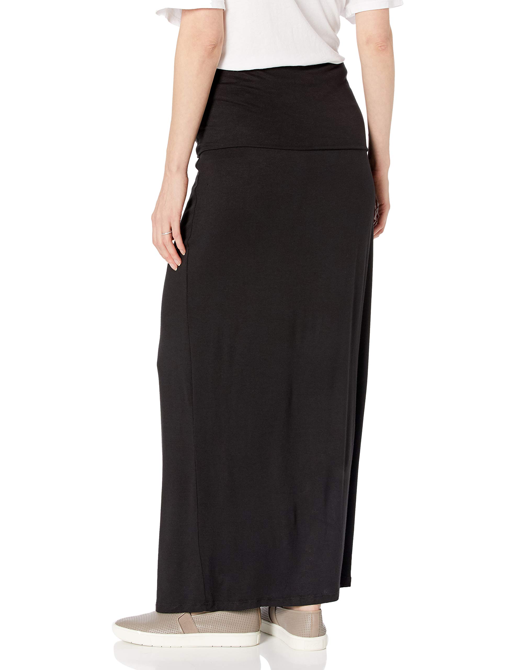 Three Seasons Maternity Women's Maxi Skirt - Soft Stretchy Solid Long Skirt for Pregnancy & Nursing - Perfect for Work, Church & Special Occasions