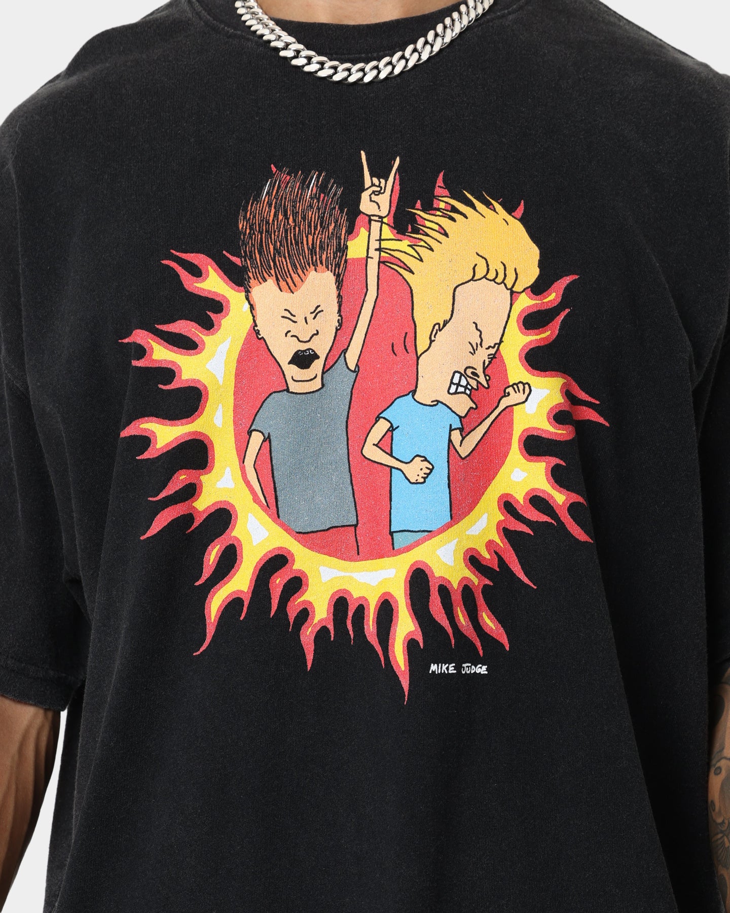 Vintage Beavis & Butthead Rock T-Shirt - Black Retro Graphic Tee for Men & Women | 90s Cartoon Fan Gift, Casual Wear & Concert Outfit