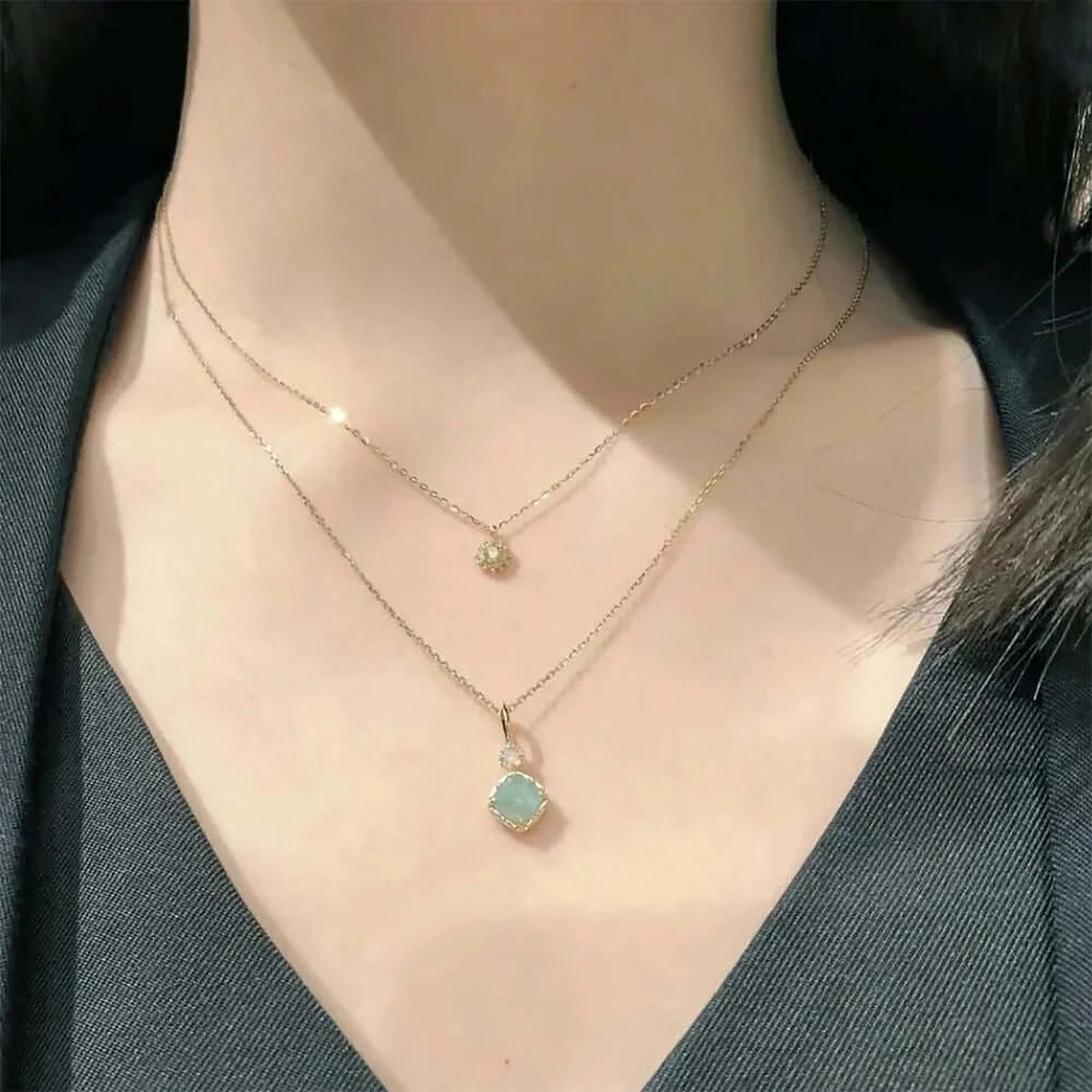 925 Sterling Silver Labradorite Pendant Necklace for Women - Elegant Healing Crystal Jewelry Gift | Spiritual Protection, Meditation & Everyday Wear