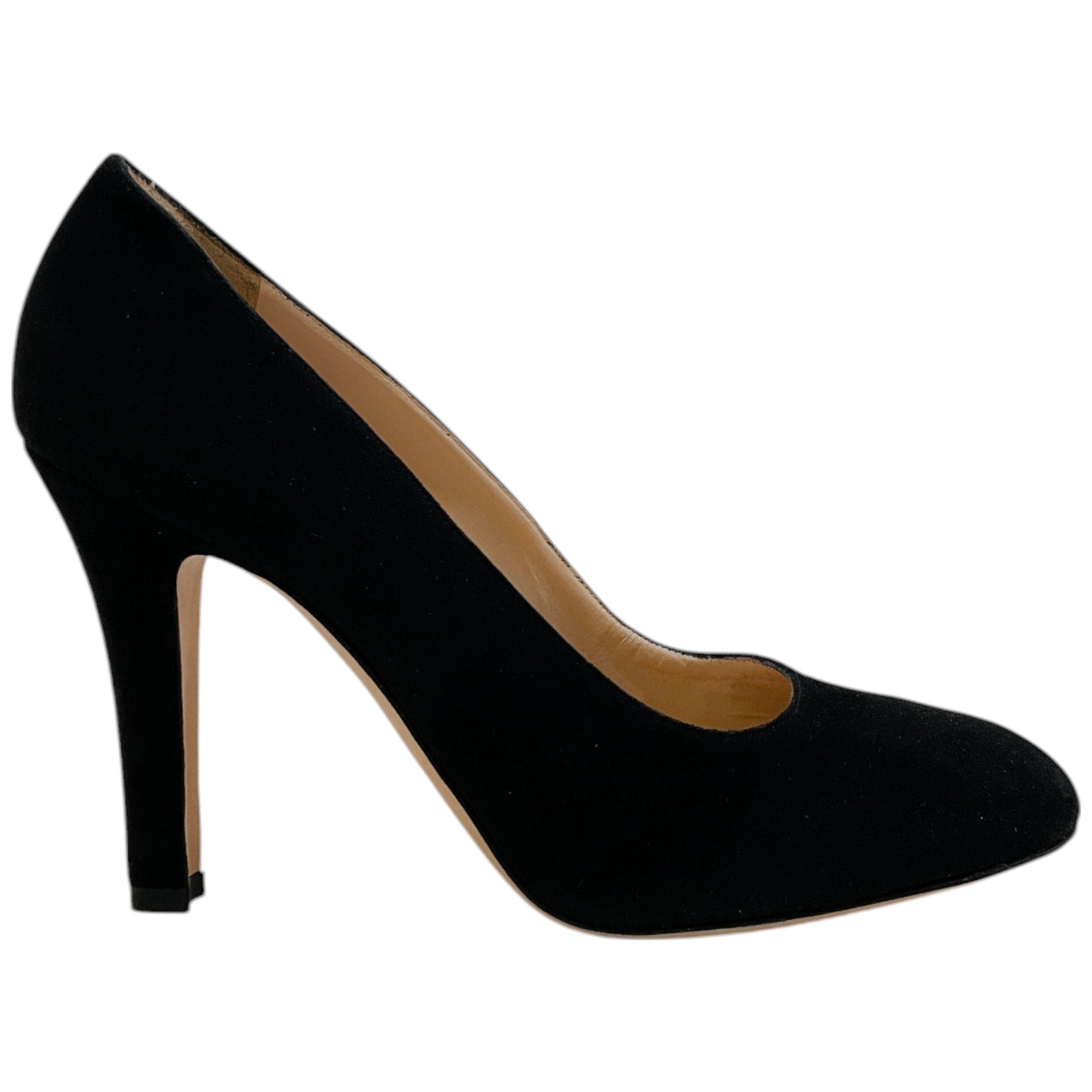 Manolo Blahnik Black Suede Verin 105mm Heel Pumps - Elegant High Heel Shoes for Women, Perfect for Weddings, Parties & Evening Events
