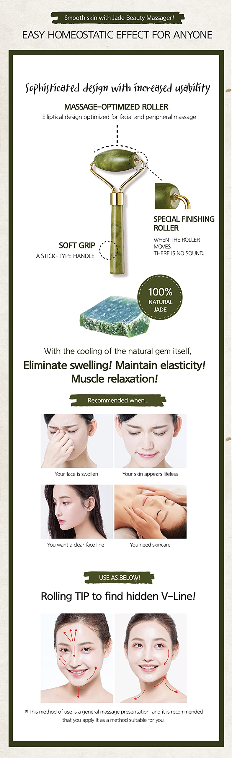Premium Korean Skin Care - Rodin Gung Goheum Cream with Massage Roller for Anti-Aging & Hydration | Korean Beauty Facial Treatment for Glowing Skin at Home or Spa