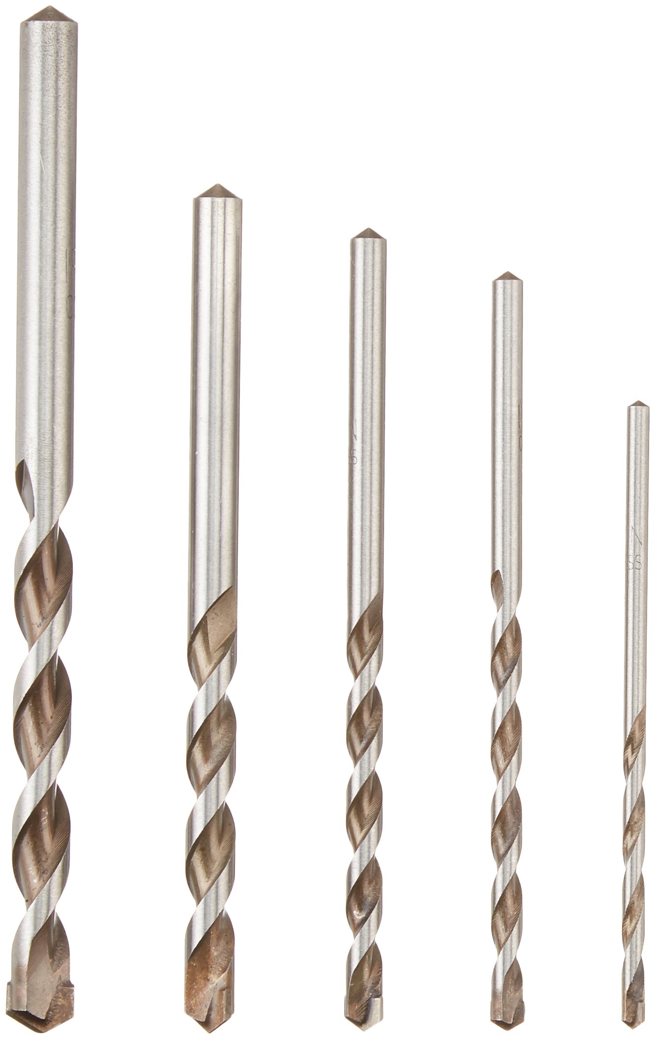 Irwin Tools 4935078 Multi-Material 5-Piece Drill Bit Set for Wood, Metal & Plastic - Perfect for DIY Projects, Home Repairs & Professional Use