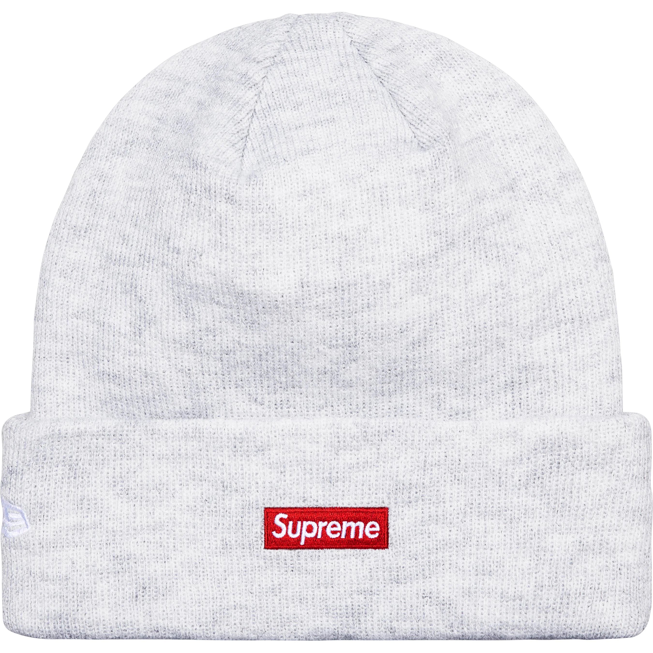 SUPREME 24FW NEW ERA S Logo Beanie Hat - Winter Warm Knit Skull Cap for Men & Women - Perfect for Snowboarding, Skiing, and Cold Weather Fashion