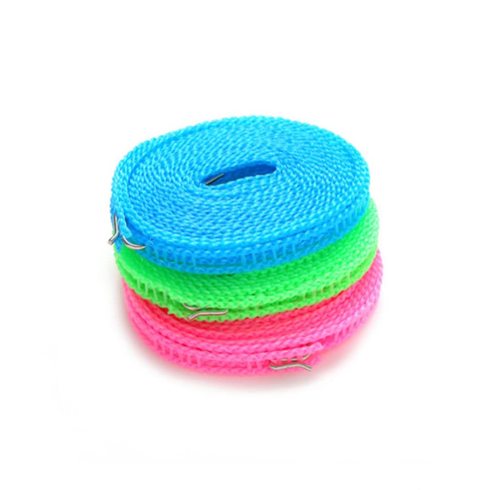 Veemoon Anti-Slip Stretchable Elastic Clothesline - Adjustable Drying Rope for Laundry, Travel & Camping - Perfect for Indoor/Outdoor Use, Hotels, Apartments & RVs