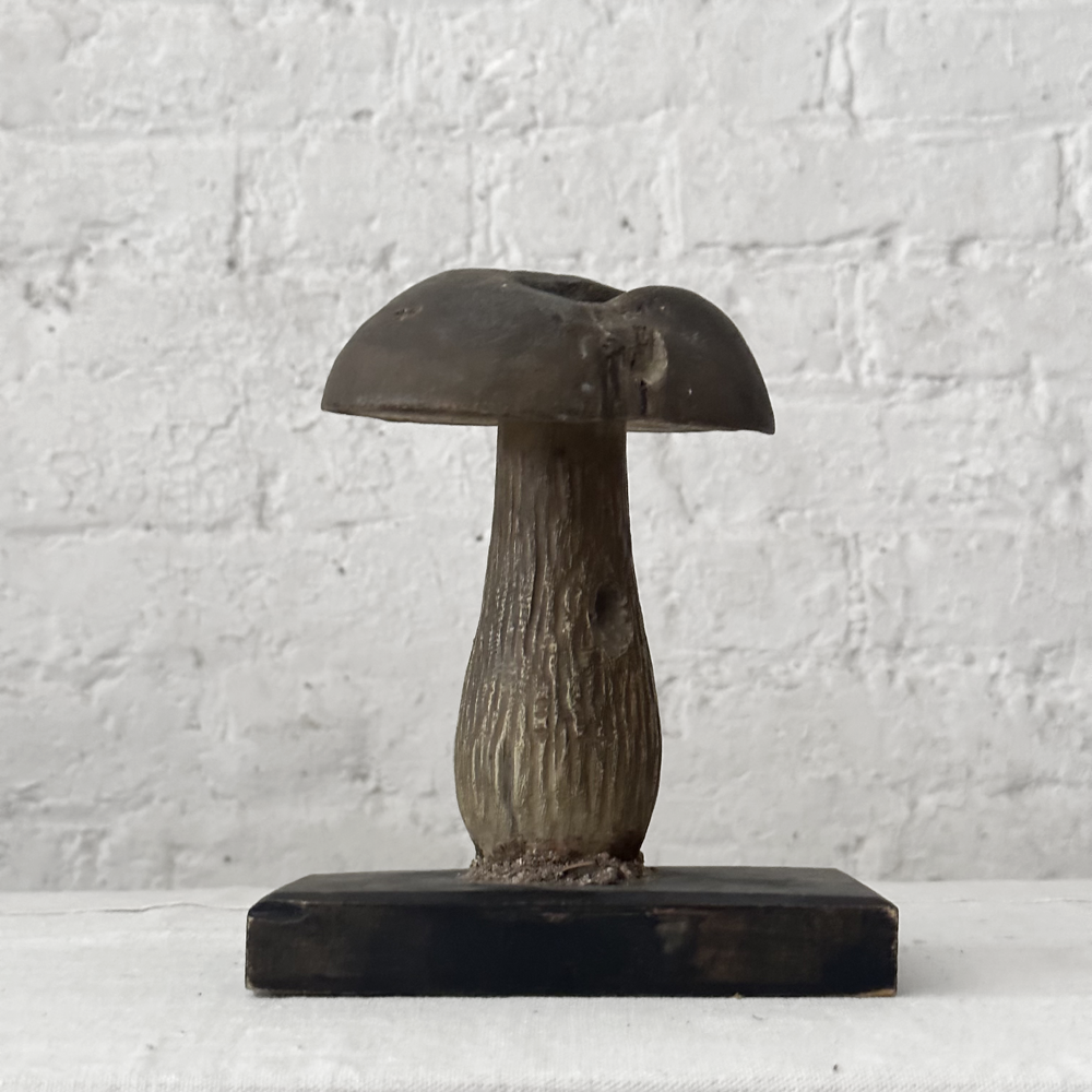 Vintage Mushroom Model #3 - Decorative Antique Mushroom Figurine for Home Decor, Garden, and Fairy Garden Display