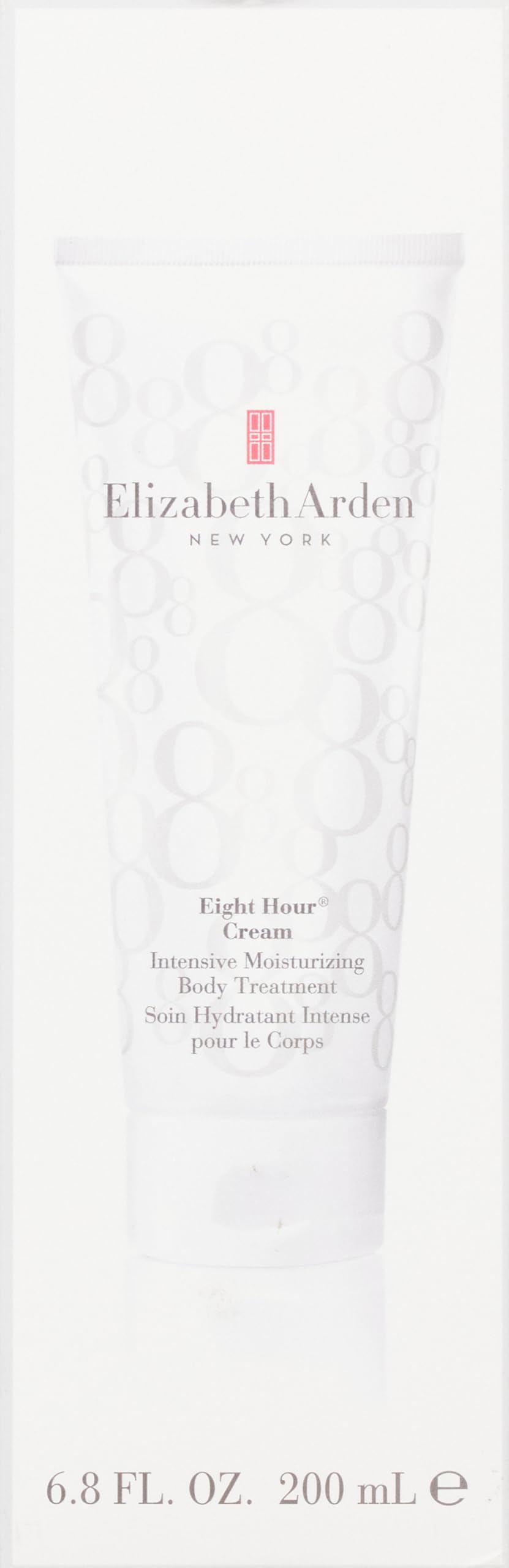 Elizabeth Arden Eight Hour Body Treatment Cream - 200ml | 24-Hour Moisturizing & Skin Repair for Dry Skin - Perfect for Nighttime & Post-Workout Hydration