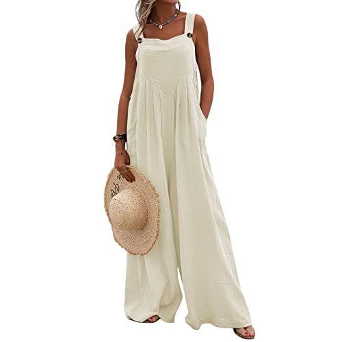 Beige Jumpsuit