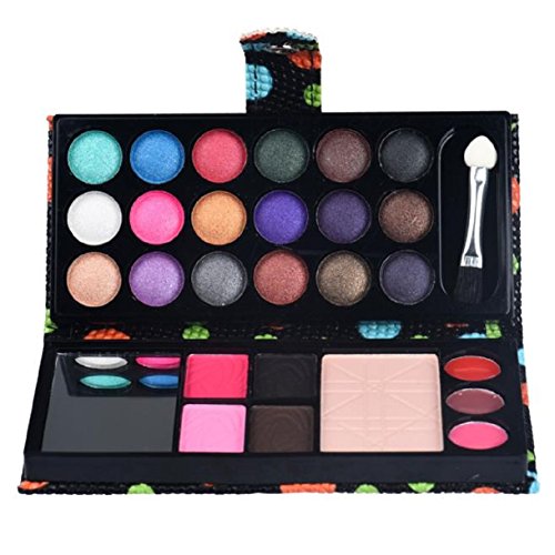 26 Colors Eye Shadow Makeup Palette - Waterproof Long Lasting Eyeshadow Blush & Lip Gloss Powder Set for Professional & Everyday Makeup (Black) | Perfect for Parties, Weddings, Date Nights & Cosplay