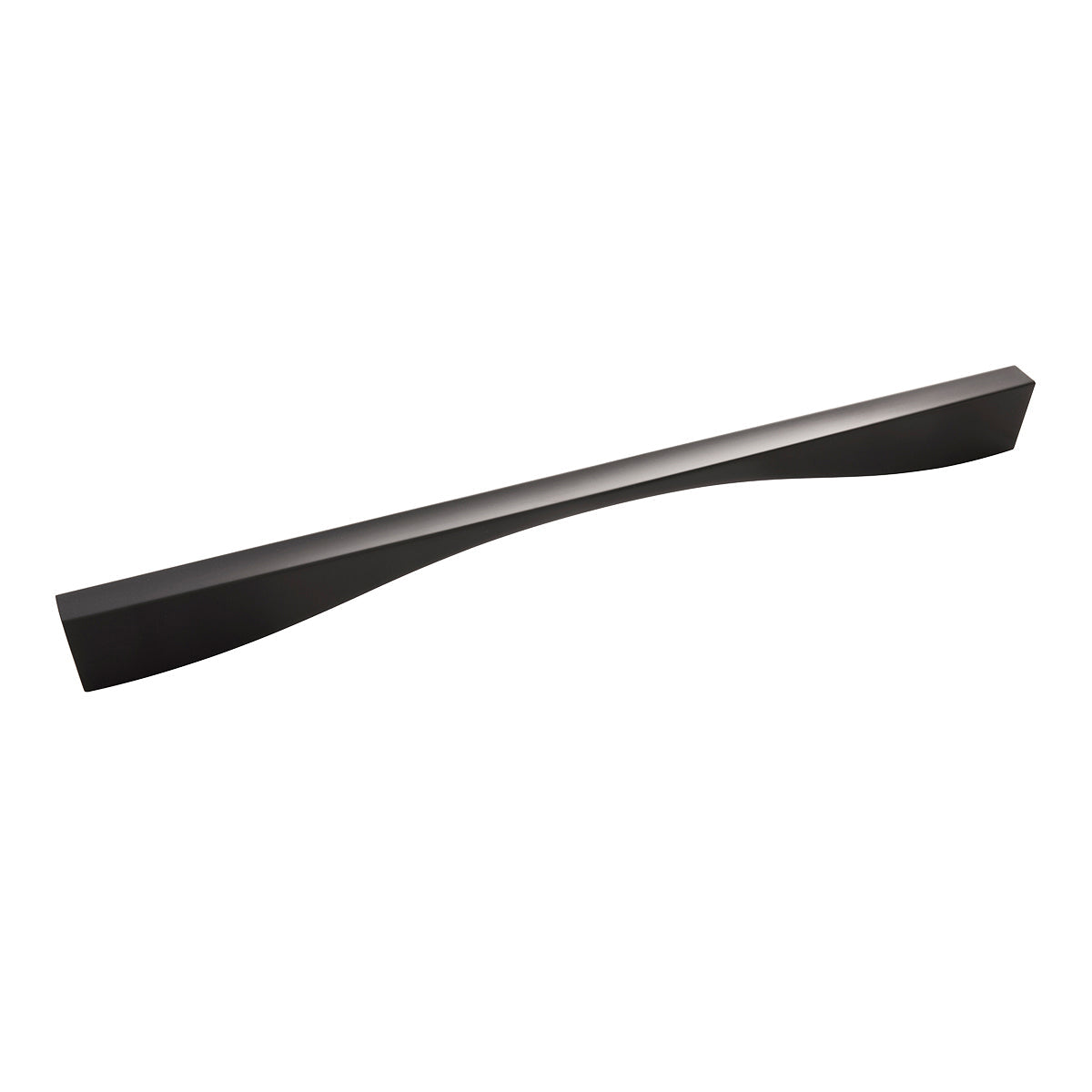 12 Inch Center to Center Matte Black Channel Pull - Cabinet & Drawer Handle for Kitchen, Bathroom & Furniture Hardware
