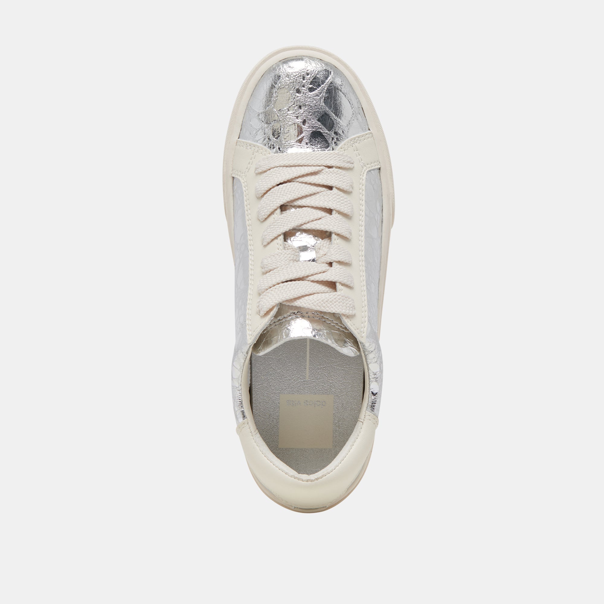 ZAYN 360 Sneakers for Men & Women - Silver Distressed Leather Fashion Shoes - Comfortable Walking & Running Shoes for Casual Wear, Gym, and Outdoor Activities