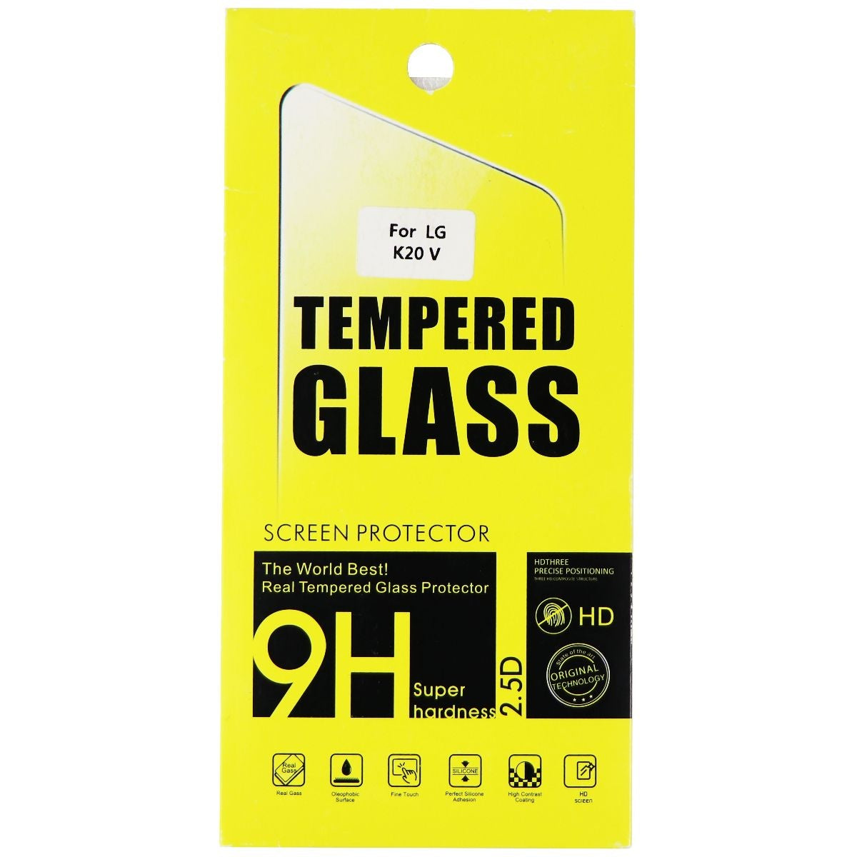 9H Tempered Glass Screen Protector for LG K20 V - HD Clear, Anti-Scratch, Bubble-Free, Case Friendly - Perfect for Work, Travel & Everyday Protection