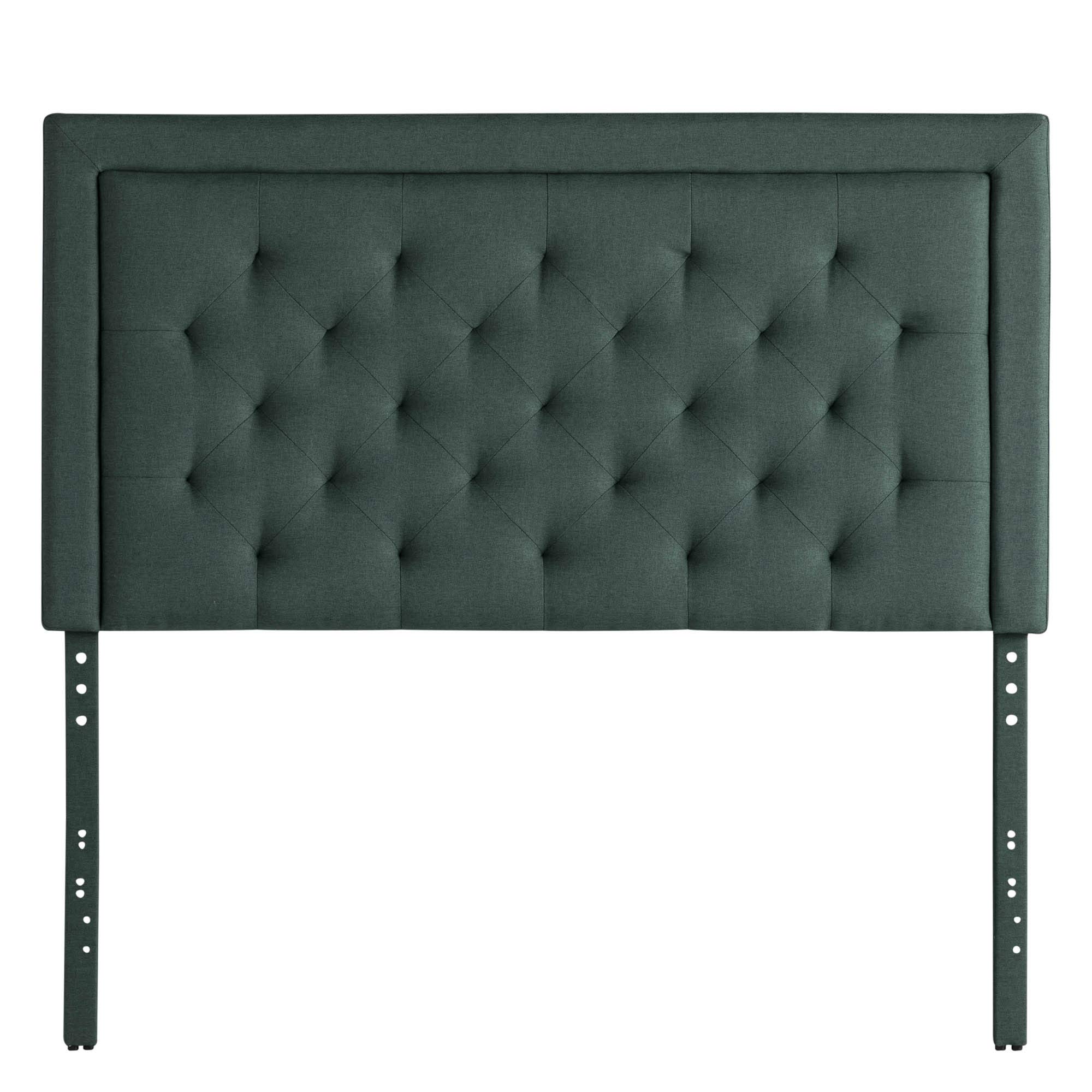 MALOUF Hennessey Upholstered Headboard - Ultra-Plush Padding Bed Frame with 5 Color Options | Elegant Platform Headboard for Master Bedroom, Guest Room & Luxury Hotel Decor