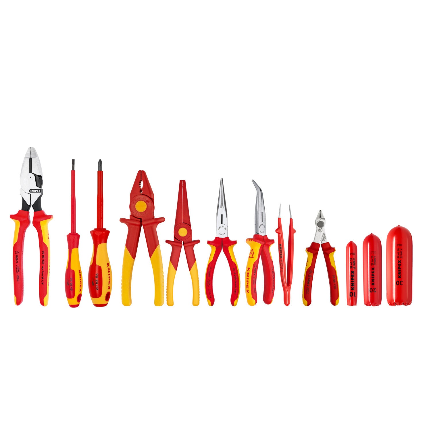 Knipex 9K 00 80 168 US 1000V Insulated Electrical Vehicle (EV) Tool Set - 12 Piece Professional Electrician Kit for EV Charging, Battery Maintenance & High Voltage Repairs