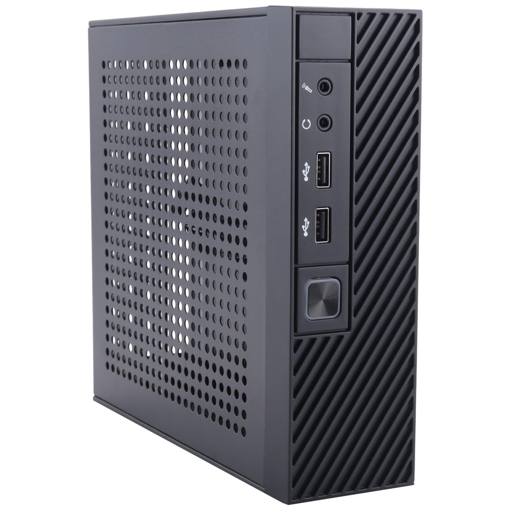 Mini ITX Computer Case M06 - Compact Desktop PC Case for HTPC, Industrial Control & Small Form Factor Builds - Perfect for Home Theater, Office & Industrial Applications