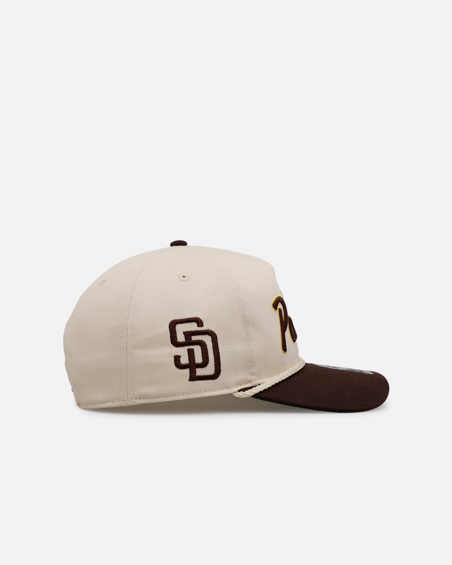 47 Brand San Diego Padres MLB Opening Day Script Hitch Snapback Hat - Adjustable Baseball Cap for Men & Women - Perfect for Baseball Games, Streetwear Fashion & Casual Outfits