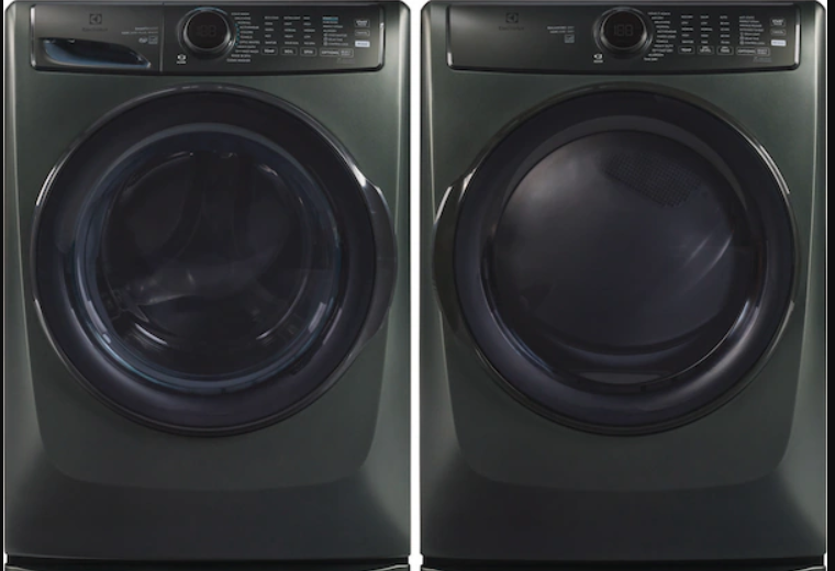 Electrolux Green 7738 Series Energy Efficient Front Load Washer and Gas Dryer Combo - Perfect for Large Families & Laundry Rooms