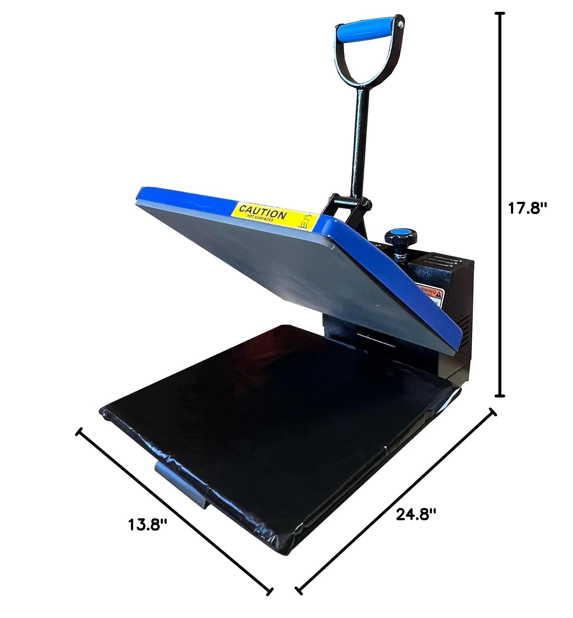 Fancierstudio DG Heat Press 15x15 Inch Sublimation Heat Transfer Machine with Slide Out Lower Platen (Max 5.5 Inch) - Perfect for T-Shirts, Mugs, Hats & DIY Crafts