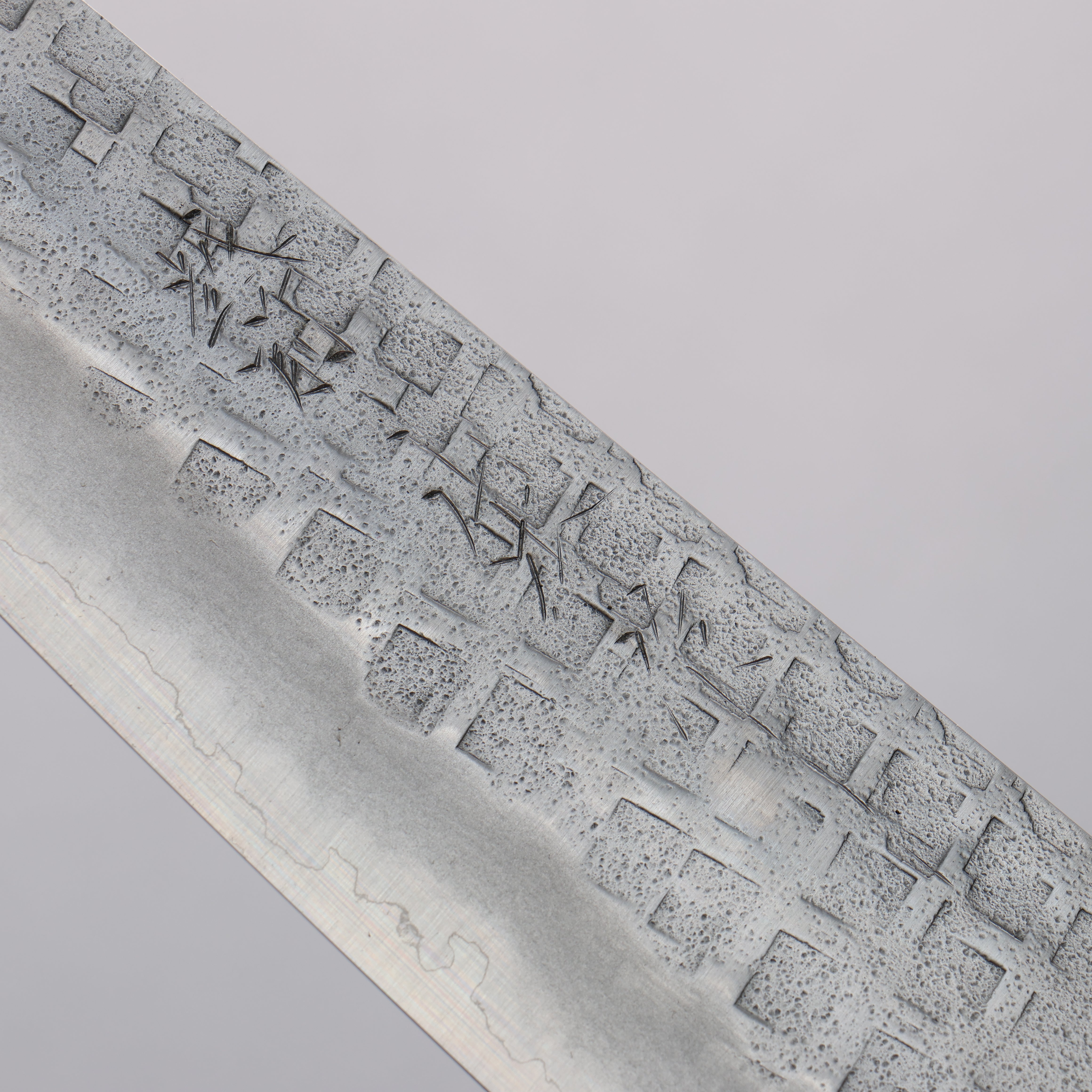 Premium Nao Yamamoto Nashiji Hammered Gyuto Chef Knife 180mm - Silver Steel No.3 Blade with Red Pakka Wood Handle - Perfect for Professional Chefs & Home Cooking Enthusiasts