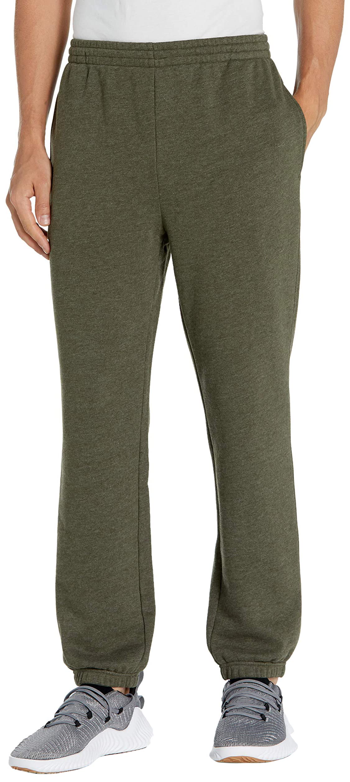 **Amazon Essentials Men's Fleece Sweatpants with Closed Bottom - Big & Tall Sizes Available - Perfect for Lounge, Gym & Casual Wear**