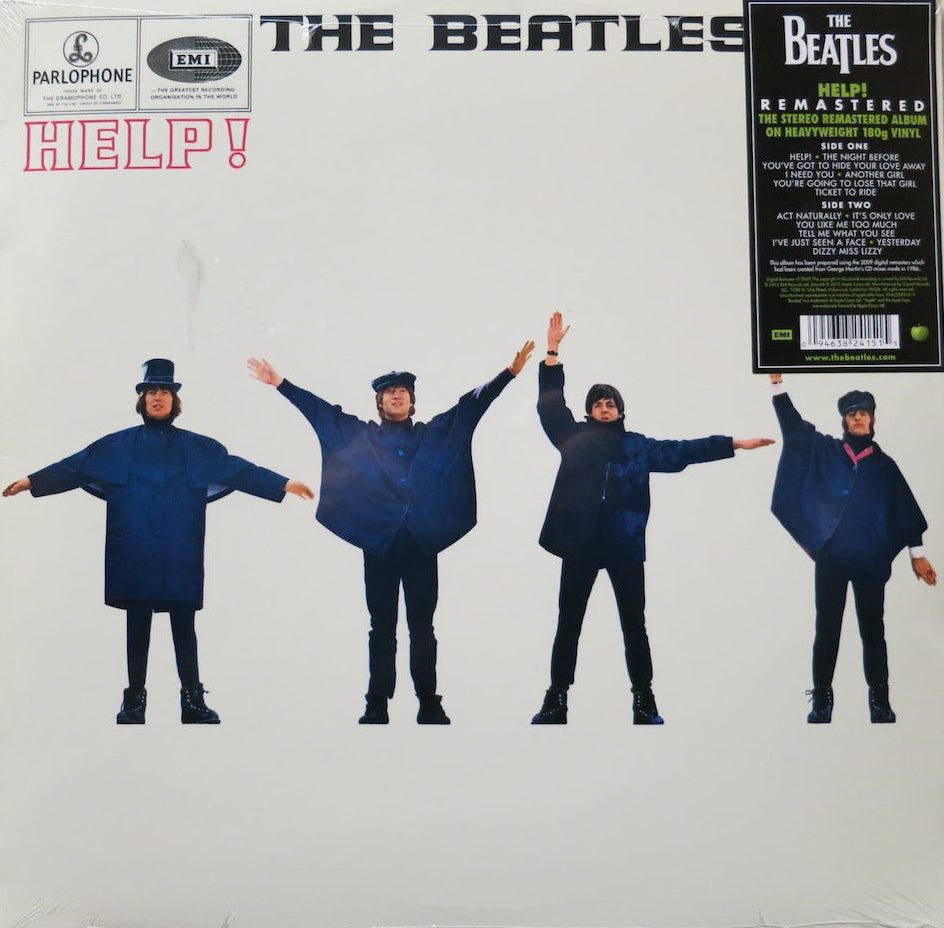 The Beatles 'Help!' Remastered 180g Vinyl LP Record - High-Quality Sound for Music Collectors & Audiophiles - Perfect for Home Listening & Vintage Music Enthusiasts